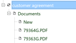 froMOS CRM Notes Documents Tree